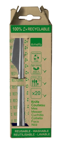 Mes Leaves® (stainless steel) - Reusable - 165 mm - 20 pcs/box