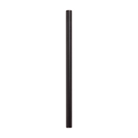 Stainless Steel Drinking Straw Black 150mm - 12 pcs/box.