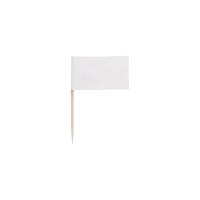 Flag Picks White - 500 pcs/box