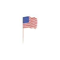USA Flag Picks Waving - 500 pcs/box