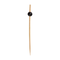 Skewer with Black Bamboo Ball - 250 pcs/box