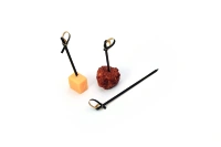 Skewer Bamboo Medium Black - 200 pcs/ds.