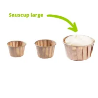 Portion Cup Brown Large - 4Oz - 110 ml - 2,500 pieces
