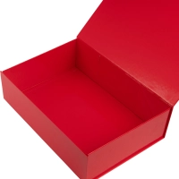 Glossy Laminated Magnet Boxes Red - 35x25x10cm - 25 pcs