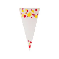 Polka Dot Bag Red/Yellow - 180 x 370 mm - 0.5 pound - 1,000 pieces