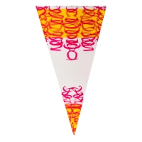 Yellow/Red Cone - 250 x 460 mm - 1 pound - 1,000 pcs