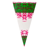 Green/Red Pointed Bag - 250 x 460 mm - 1 lb - 1,000 pcs
