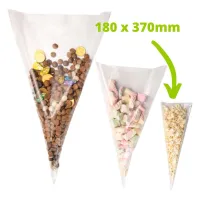 Blanco Cone Bags - 180 x 370 mm - 0.5 pound - 1,000 pieces