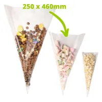 Cone Bag White - 250 x 460 mm - 1 pound - 1,000 pieces