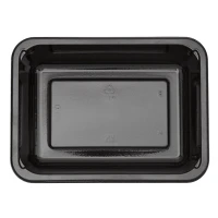 Meal Tray CPET 171/50 1C Black - 440 pcs/box.