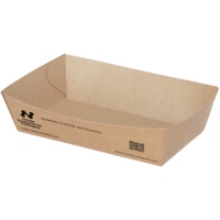 French Fry Tray A9 - Cardboard - 12x7x3.5 cm - "Notpla" - 840 pcs/box.