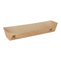 Frikandel Tray A16n - Cardboard - 18.5x3.3x3.5 cm - "Notpla" - 960 pcs/box.