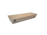 A16b Frikandel Tray - Cardboard - 18.5x5x3.5 cm - "Notpla" - 460 pcs/box