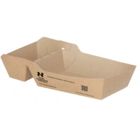 French Fry Tray A9+1 - Cardboard - 16x6.5x3.5cm - "Notpla" - 480 pcs/box