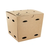 Medium Fries Box - Cardboard - 10.5x10.5x15 cm - "Notpla" - 200 pcs/box