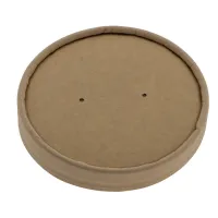 Cardboard Lid for Ice Cream and Soup Cups Ø96mm - 500 pcs/box
