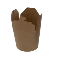 Kraft Noodle Box to Go 450cc - 500 pcs/box.