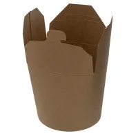 Noodle Box to Go Kraft 950cc - 500 pcs/box.