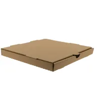 Pizza Box Kraft - 32x32x3cm - 50 pcs/box.