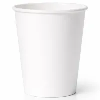 White Cardboard Coffee Cup 250cc/10oz - 1,000 pcs/box
