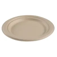 Bagastro Sugarcane Round Plate Ø23cm - 500 pieces