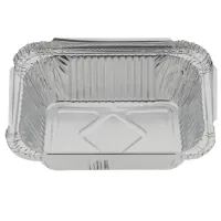 Aluminum Tray Rectangular 260ml 130x100x42mm – 1,000 pcs/box