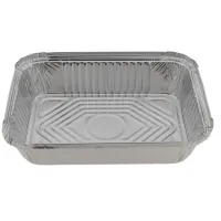 Aluminum Tray Rectangular 1750ml 255×190×60mm – 500 pcs/box