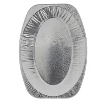 Aluminum Serving Platter Oval 35cm - 100 pcs/box