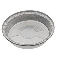 Round Aluminum Tray 450ml Ø215×50mm – 500 pcs/box