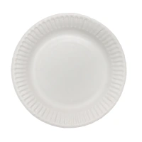 Cardboard Plate - Ø15 cm - White - 2,000 pcs/box