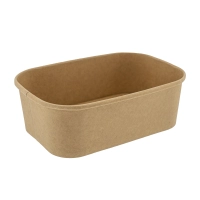 Meal Tray Kraft 1,000cc - 300 pcs/box