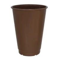 Reusable Vending Cup (PP) 180cc Brown - 200 pcs/box