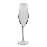 Reusable Champagne Glass (SAN/PS) 5oz - 24 pcs/box.