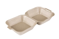 EPP Hamburger Box Medium - 265x130x34mm - Champagne - 450 pcs/box