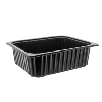 Gastro Half PP Thermoform 325/100mm Black - 168 pcs/box.