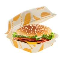 Hamburger Box XPS White - 500 pcs/box