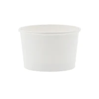 White Ice Cream Cup 130ML/4OZ - 1,000 pcs/box.