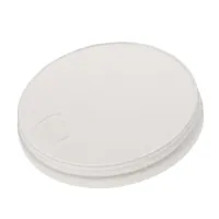 Lid for coffee cup Ø90 mm – white cardboard with sipper tab