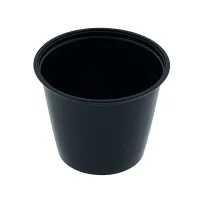PP Black Portion Cup 5.5OZ - Ø73mm