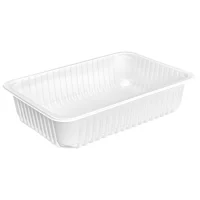 Food Tray 260x177mm PP/1C White - 324pcs/box