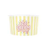 ICE CREAM CUP YELLOW 4OZ P1000