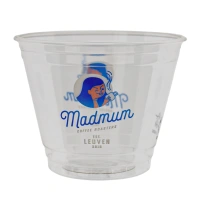 Sustainable plastic cup/shaker PET360® 270cc /9oz - 1,000 pcs/ds. MADMUM