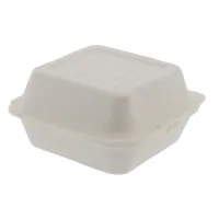Bagastro White Hamburger Box - 500 pcs/box