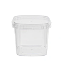 Tamper Evident Cup 90x90mm - 12.3oz + lid. - 480 pcs/box.