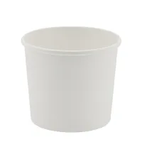 Cardboard Ice Cream Cups White 360ml/12oz - 1,000 pcs/ctn.