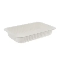 Food Tray PP/1V mp800 White - 432pcs/box.