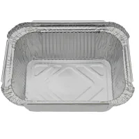 Aluminum Tray Rectangular 450ml 150×120×50 mm – 1000 pcs/box
