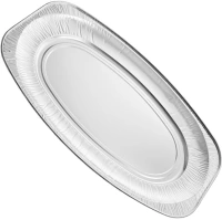 Aluminum Serving Platter Oval 55cm - 50 pcs/ds.