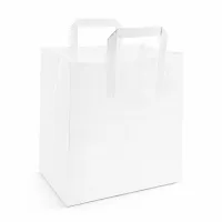 Paper Bags - White - 26x17x27cm - 250 pcs/box