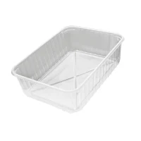 Food Tray PP 690/750cc Transparent 180x135x52mm - 400pcs/box.